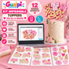 Kit de 12 Plantillas Día de la Madre Listas para Corte Silhouette Cameo