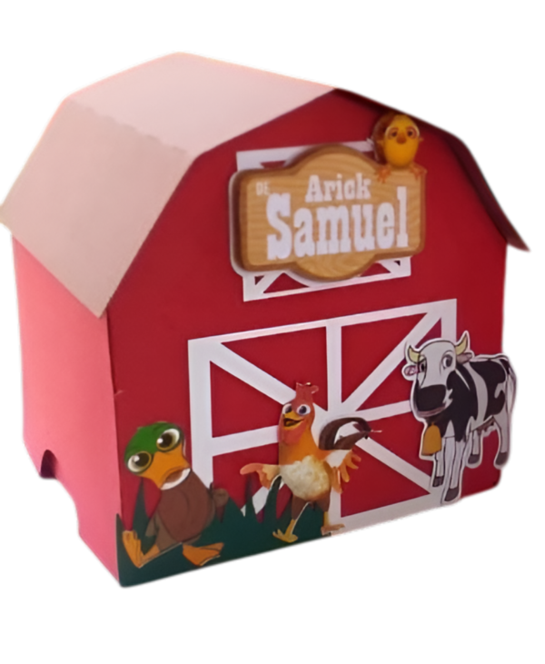 Caja Granero 3D Granja Zenón – Archivo descargable para Cameo🚜 - Imagen 2