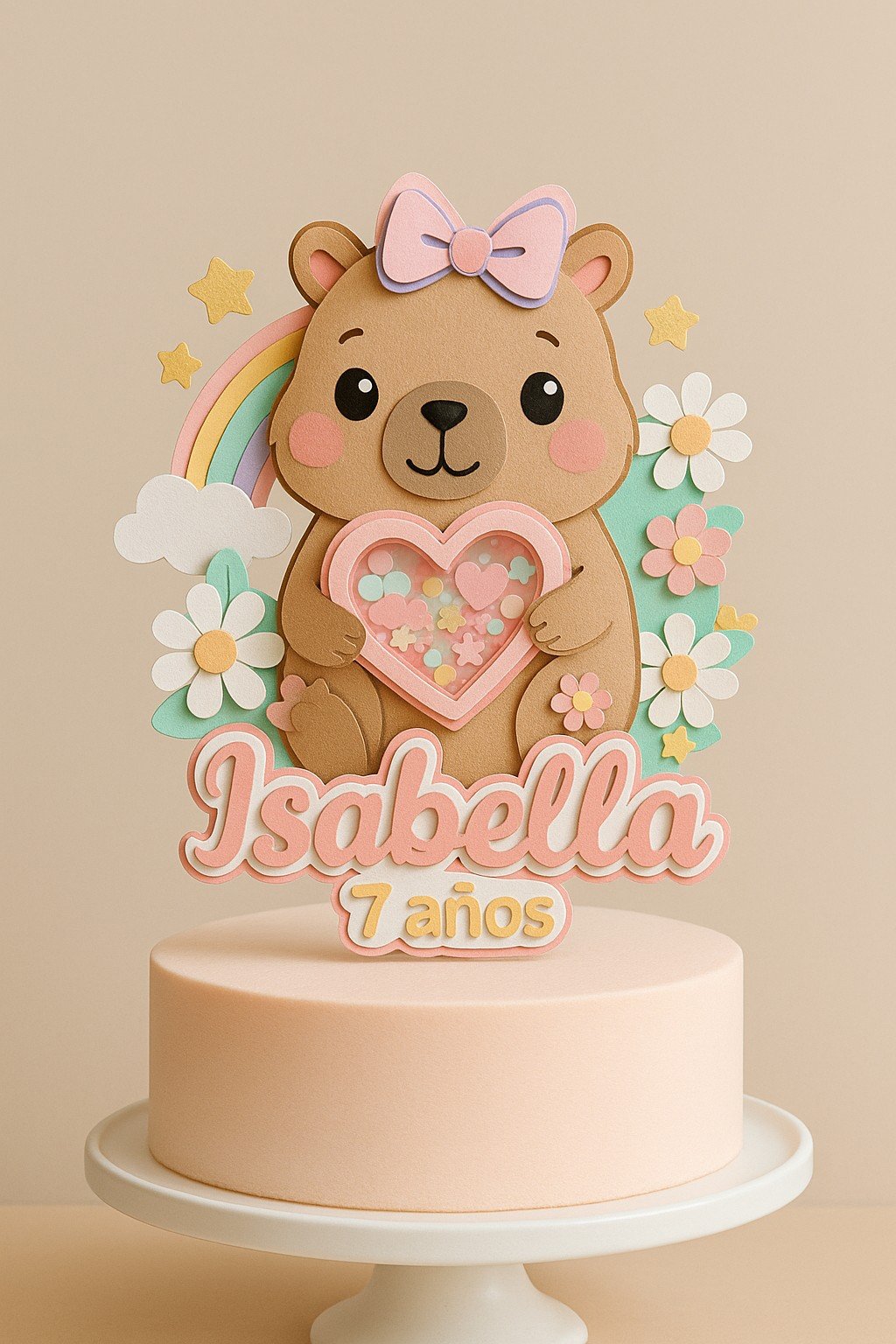 Topper Capibara Shaker en Capas SVG GRATIS – Archivo Descargable para Silhouette Cameo - Imagen 2