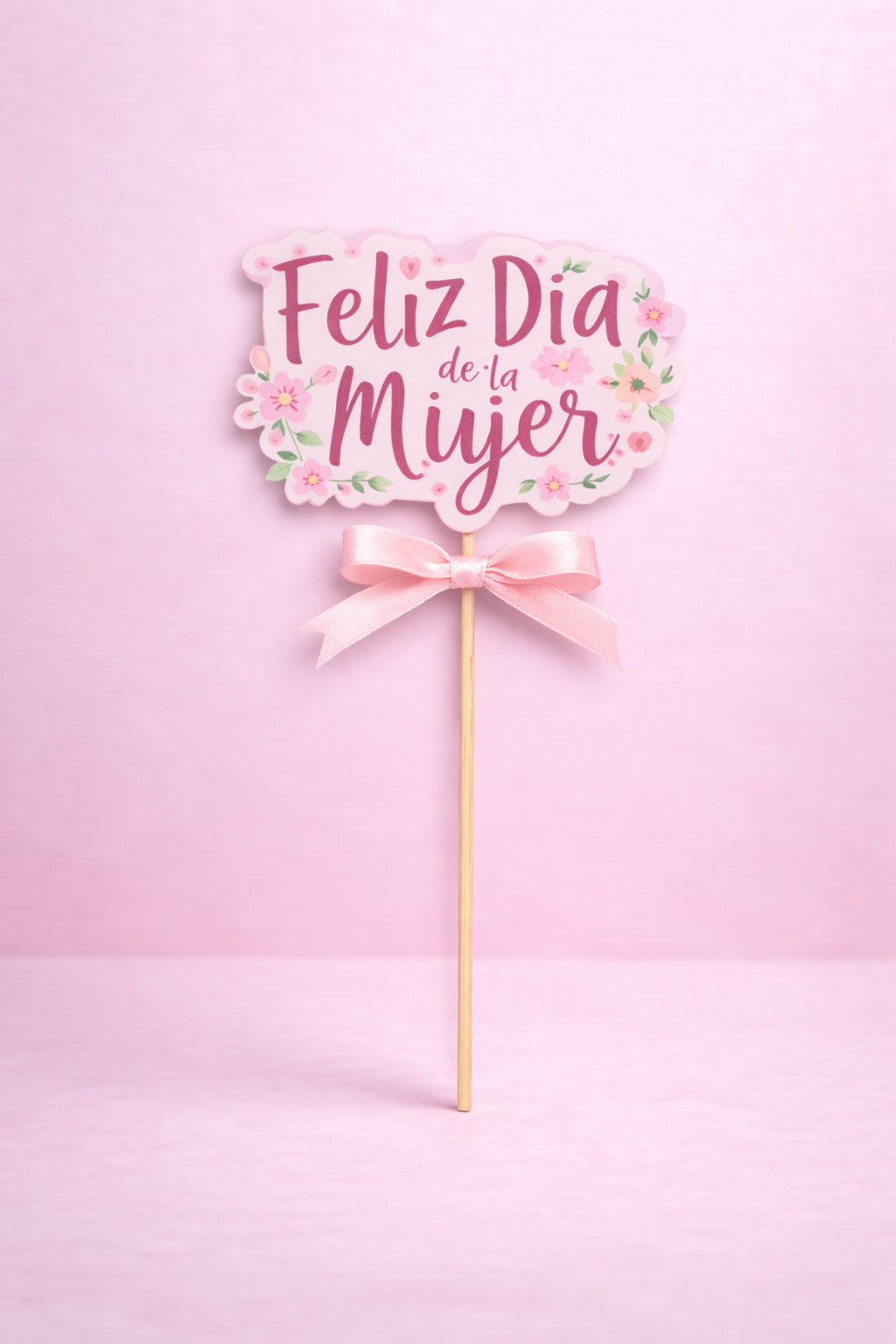 Topper Feliz Día de la Mujer – Archivo GRATIS para Silhouette Cameo - Imagen 2