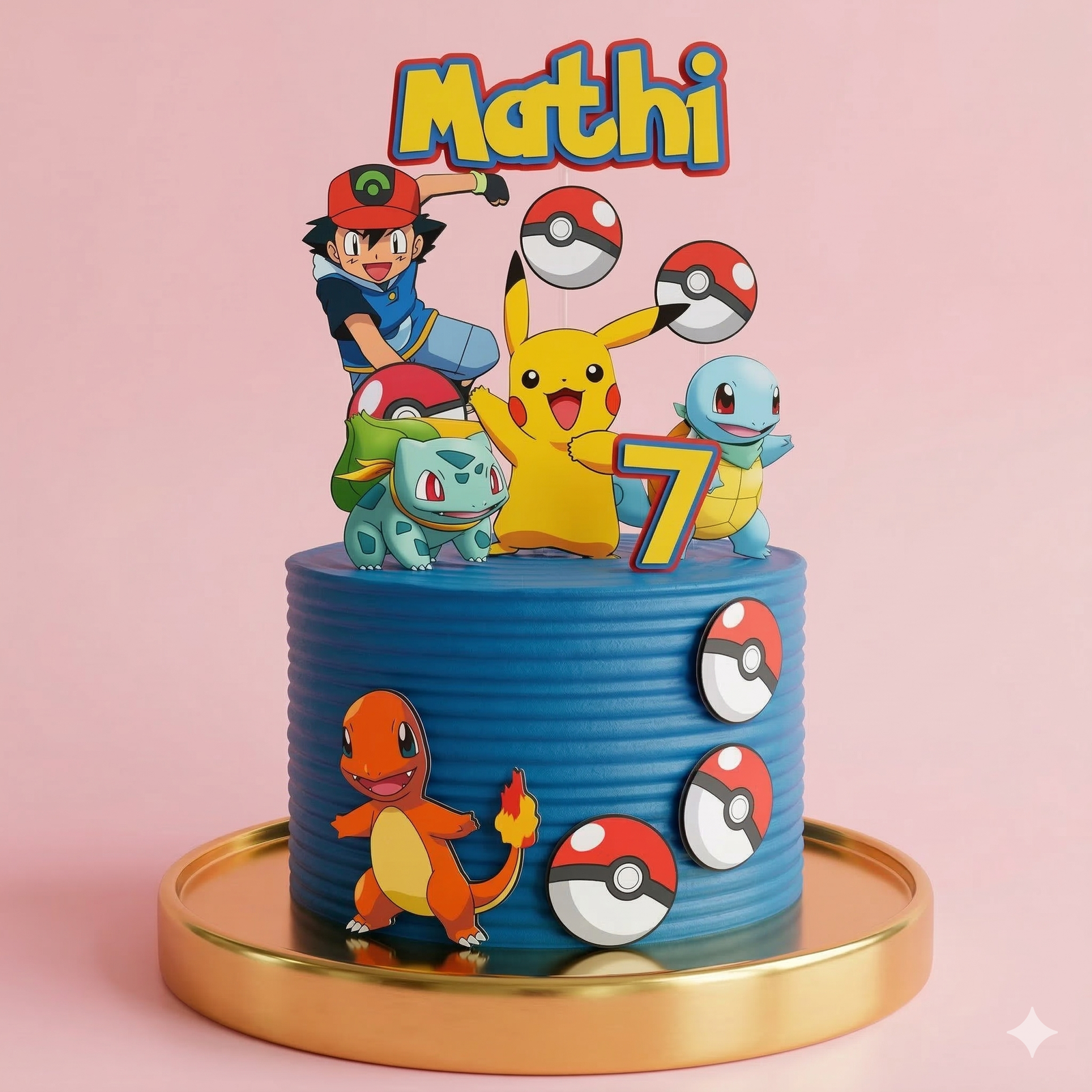 Topper Pokémon Personajes – Archivo Gratis para Silhouette Cameo - Imagen 2