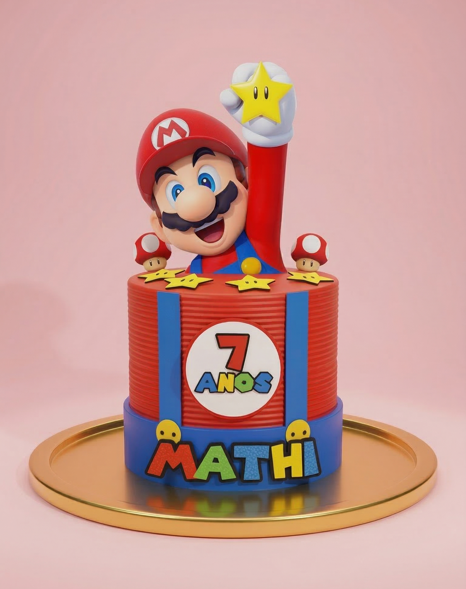 Topper Super Mario GRATIS | SVG para Silhouette Cameo y Cricut | Cake Topper Mario Bros Personalizado - Imagen 2