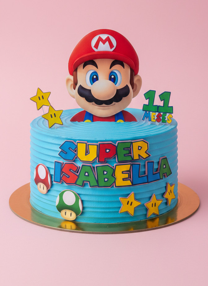 Topper Super Mario GRATIS | SVG para Silhouette Cameo y Cricut | Cake Topper Mario Bros Infantil - Imagen 2