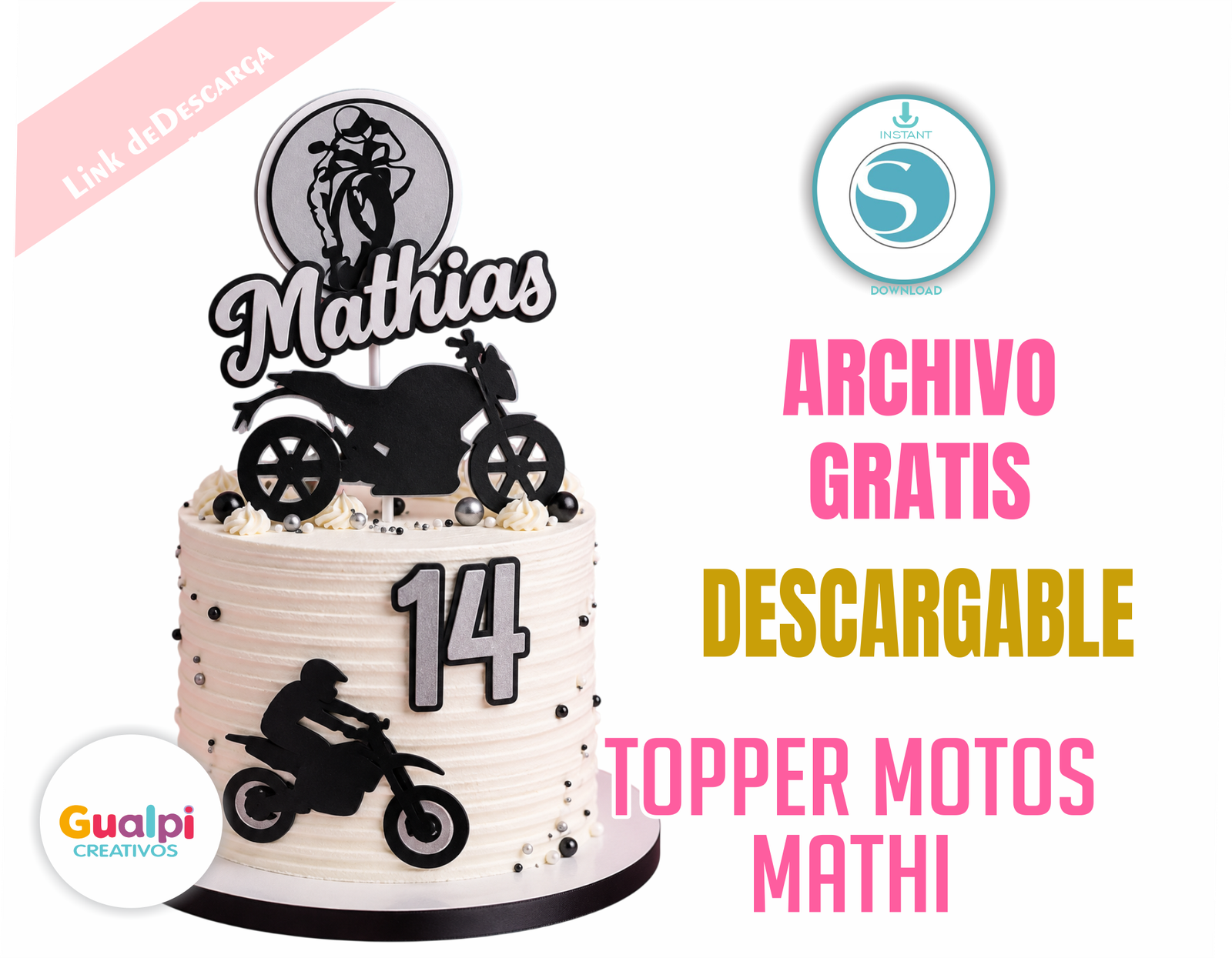 Topper Motos ARCHIVO GRATIS para Cameo