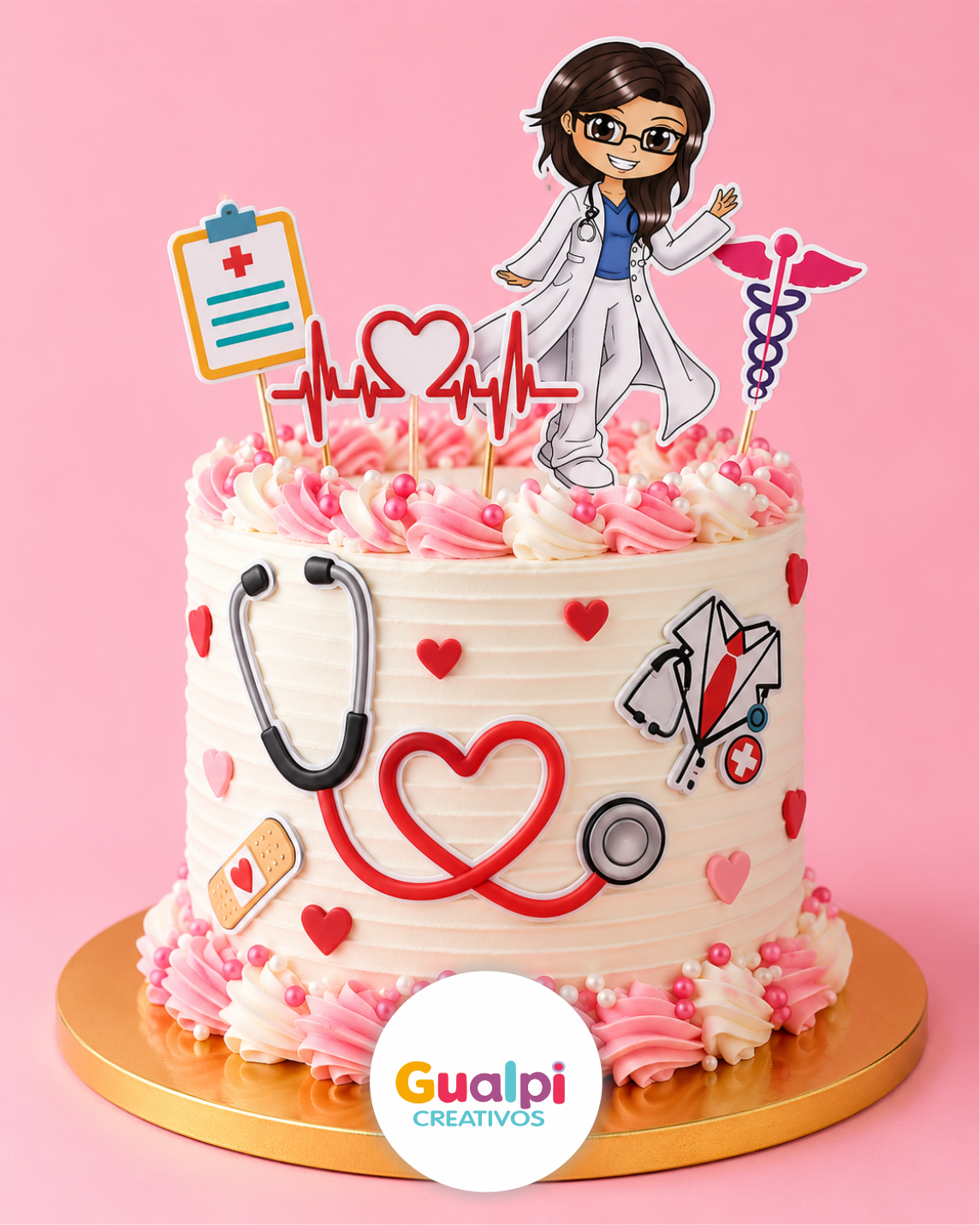 Topper Médica | Archivo Gratis para Cameo - Imagen 2
