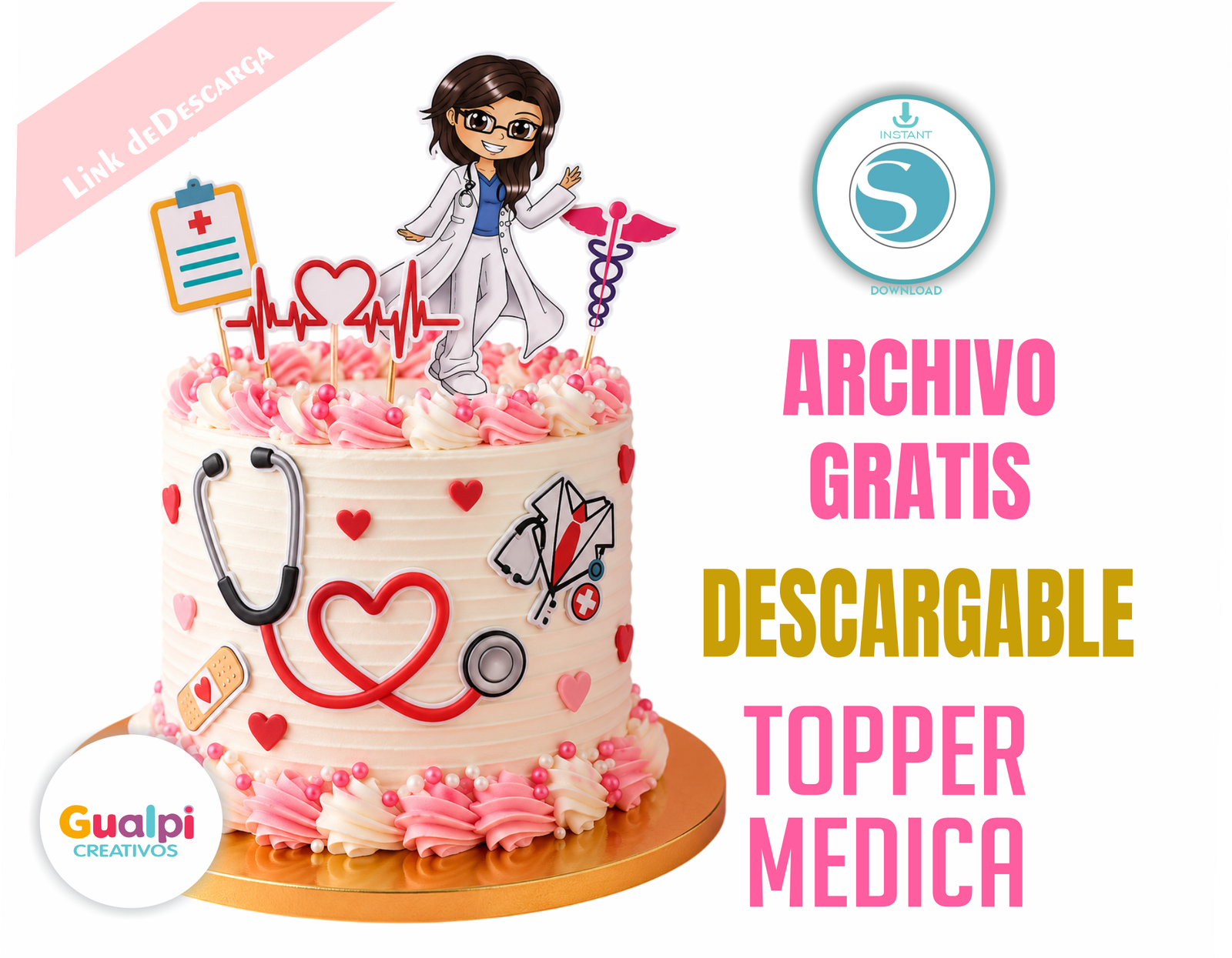 Topper Médica | Archivo Gratis para Cameo