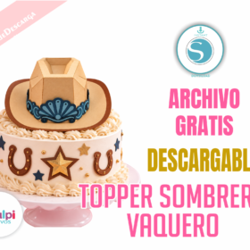 Topper Sombrero Vaquero para Cameo – Archivo Gratis Descargable
