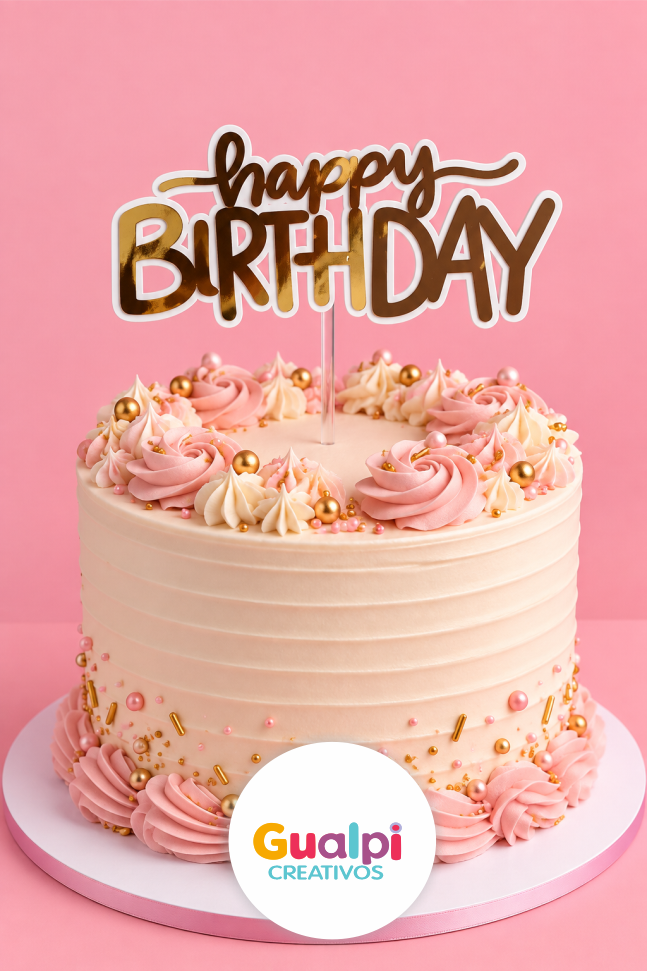 Archivo Gratis para Cameo – Topper Happy Birthday - Imagen 2