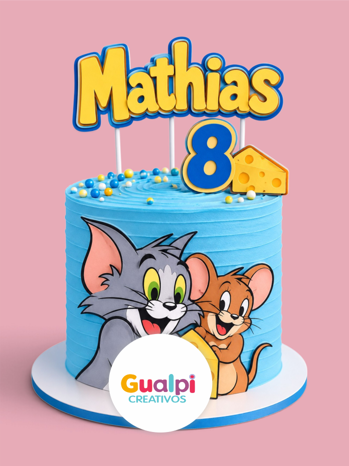 Topper Tom y Jerry para Cameo Archivo gratis - Imagen 2