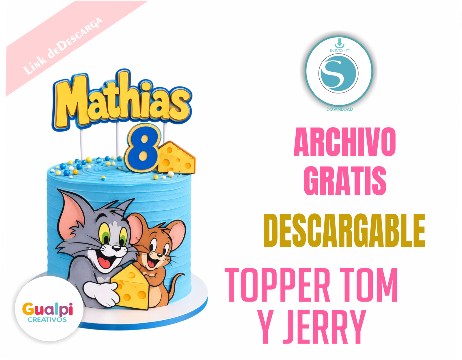 Topper Tom y Jerry para Cameo Archivo gratis
