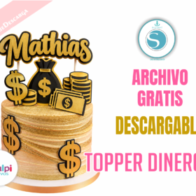 Topper Dinero para Cameo – Archivo Gratis Descargable